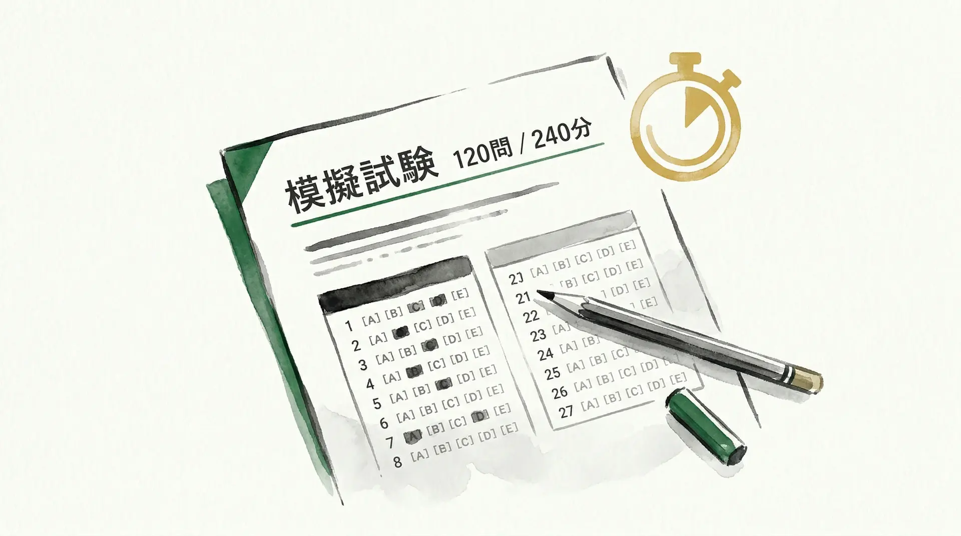 本番形式の模擬試験